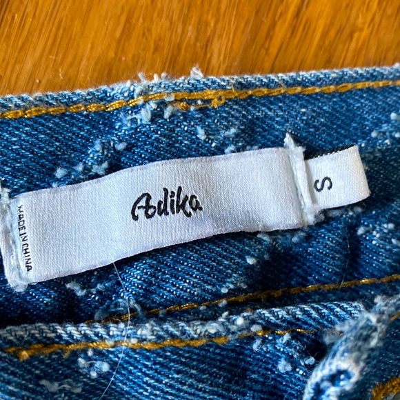 Adika Cliff Textured Pattern Jeans | WIDE - Picture 3 of 6